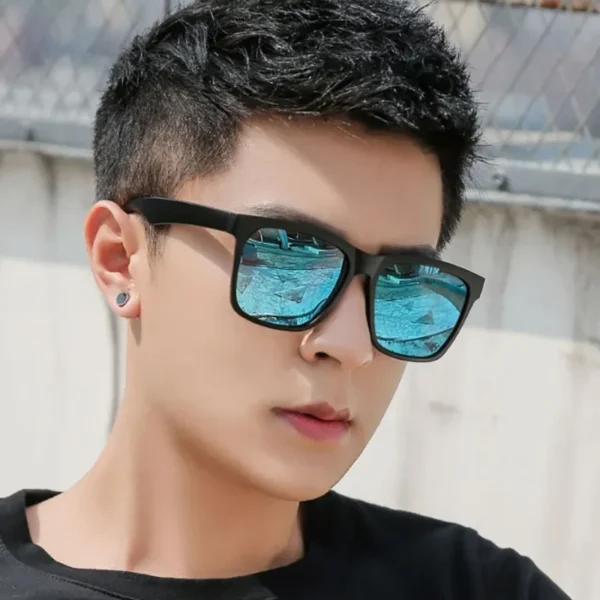 New Luxury Square Sunglasses Men Brand Designer Driving Shades Male Sun Glasses Vintage Travel Outdoor UV Eyewear - Image 3